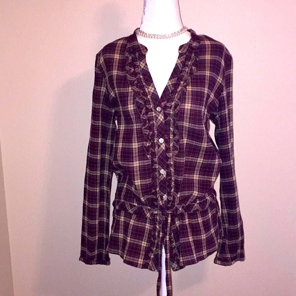 Tommy Hilfiger women button down shirt sizeS/P